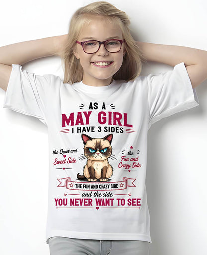 MAY SHIRT, I HAVE 3 SIDES - SNOW05 (SKU2605-101-05)