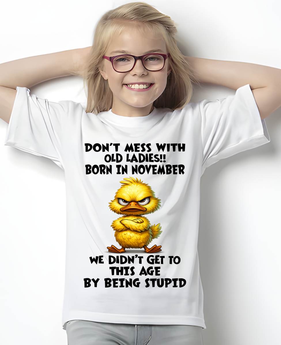 NOVEMBER SHIRT, DON'T MESS WITH OLD LADIES - SNOW11 (SKU2606-18-11)