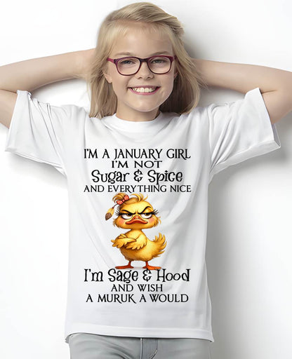 JANUARY DUCK SHIRT, I’M NOT SUGAR & SPICE - SNOW01 (SKU2603-59-01)