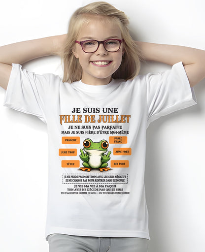 JE SUIS UNE FILLE DE JUILLET  - fma SNOW07 / fr07 (SKU2603-02-07)