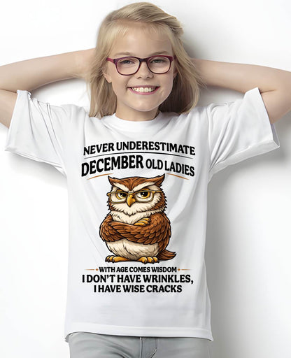 DECEMBER SHIRT, With age comes wisdom - FMA SNOW12 (SKU2604-101-12)