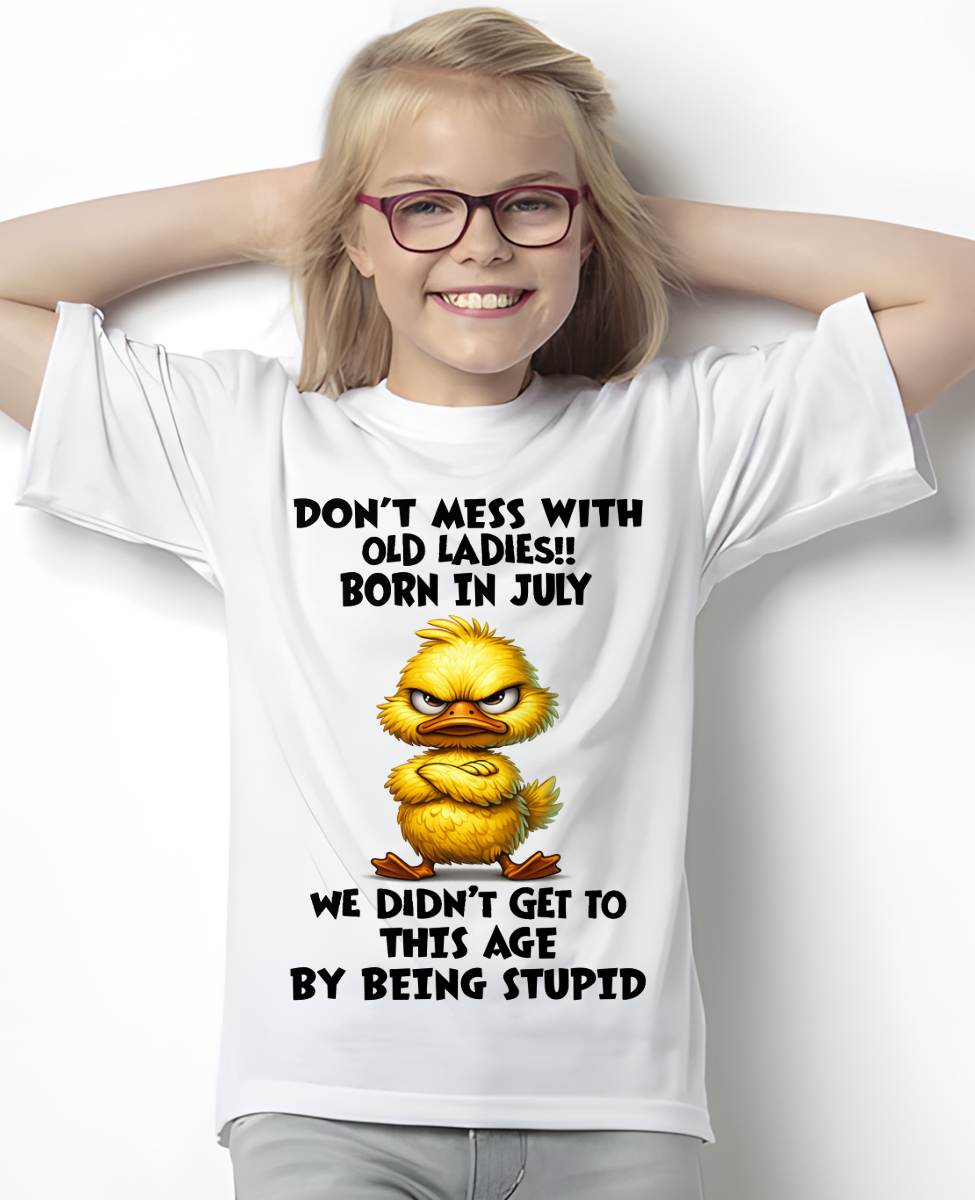 JULY SHIRT, DON'T MESS WITH OLD LADIES - SNOW07 (SKU2606-18-07)