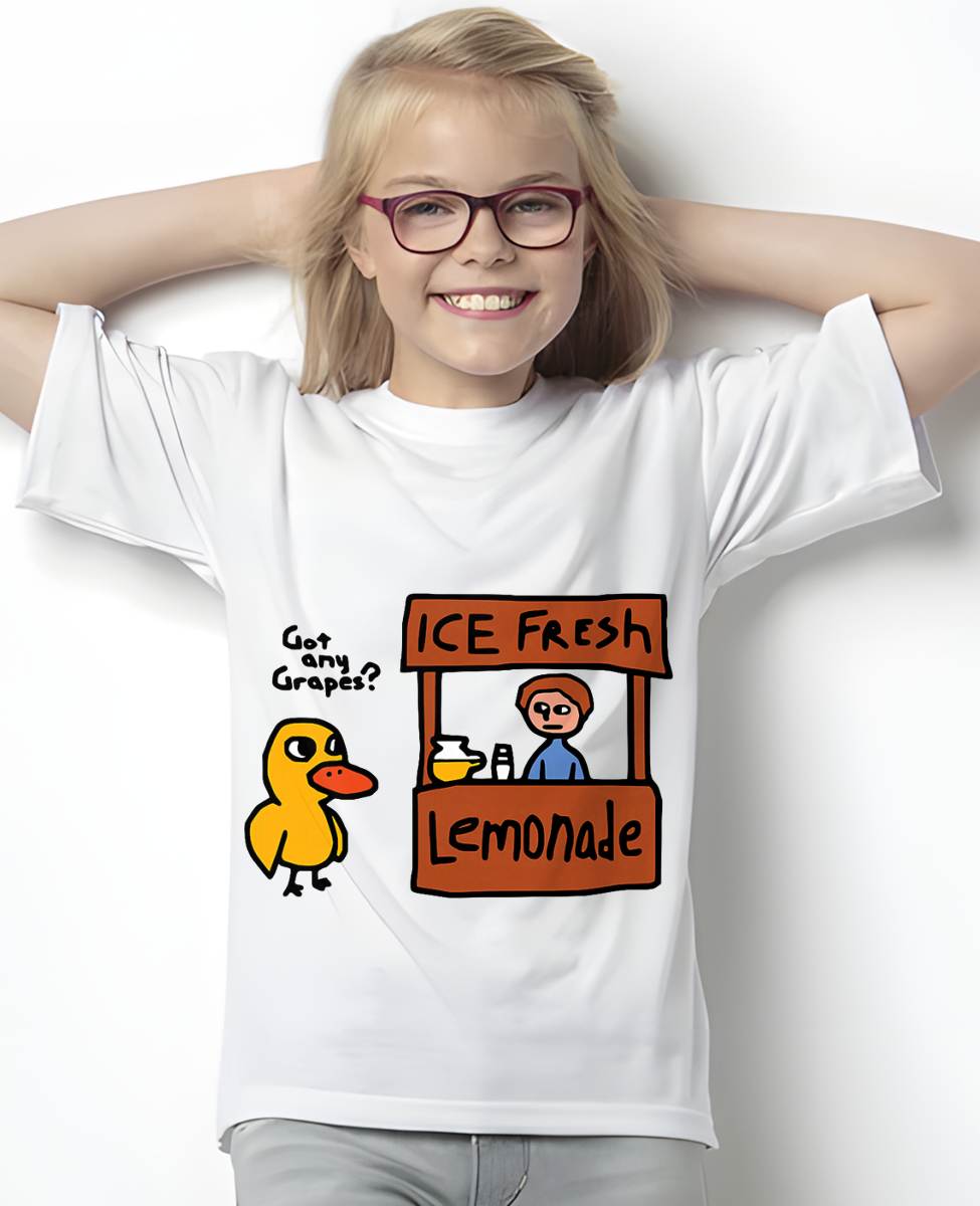 The Duck Song Got Any Grapes Funny Meme T-Shirt