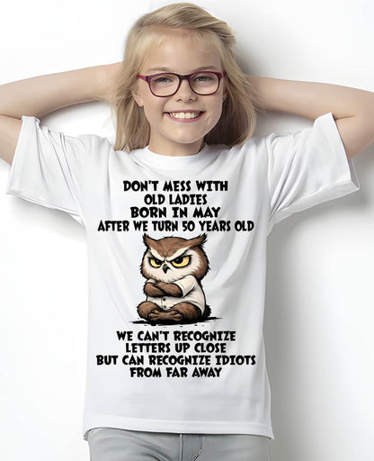 MAY SHIRT, RECOGNIZE IDIOTS FROM FAR AWAY - FMA SNOW05 (SKU2604-76-05)