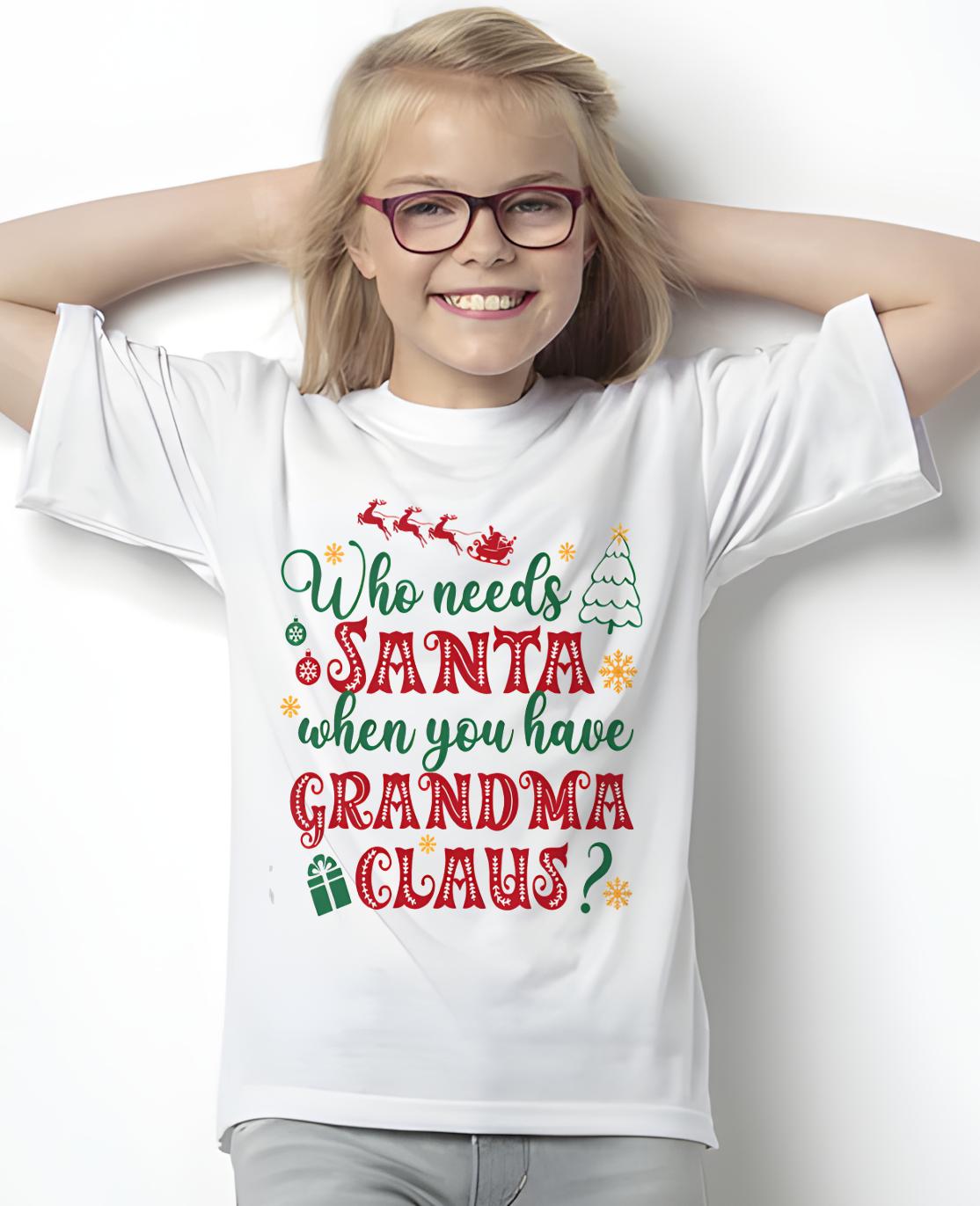 CHRISTMAX T-SHRIT FOR GRANDMA - GIFT FROM GRANDMA - snow00