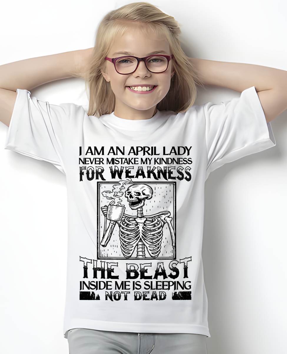 APRIL SHIRT, THE BEAST INSIDE ME IS SLEEPING NOT DEAD - FMA SNOW04 (SKU2604-158-04)