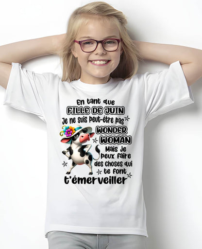 JUIN SHIRT Je ne suis peut-être pas WONDER WOMAN - SNOW06 (SKU2605-39-06)
