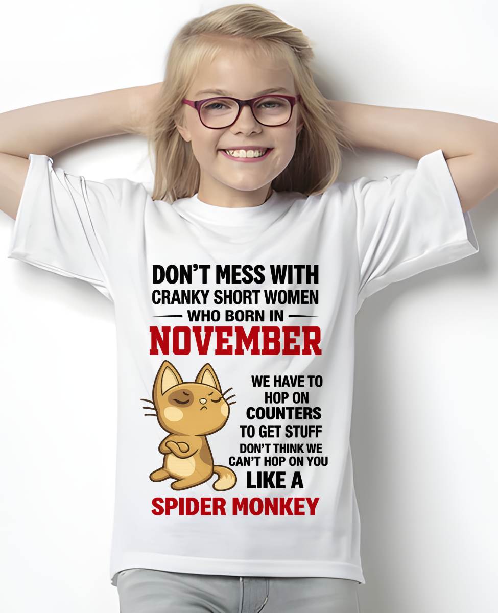 NOVEMBER SHIRT, DON'T MESS WITH SHORT LADY - FMA SNOW11 (SKU2603-310-11)