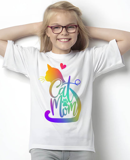 Cat Mom Cat Lover Cute Mother's Day Mama I Love My Cat T-Shirt