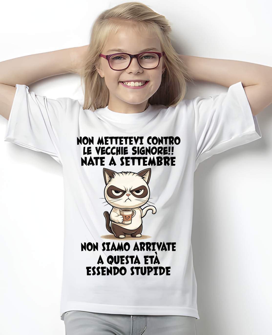 SETTEMBRE SHIRT NON METTETEVI CONTRO LE VECCHIE SIGNORE!! - SNOW09 (SKU2605-253-09)