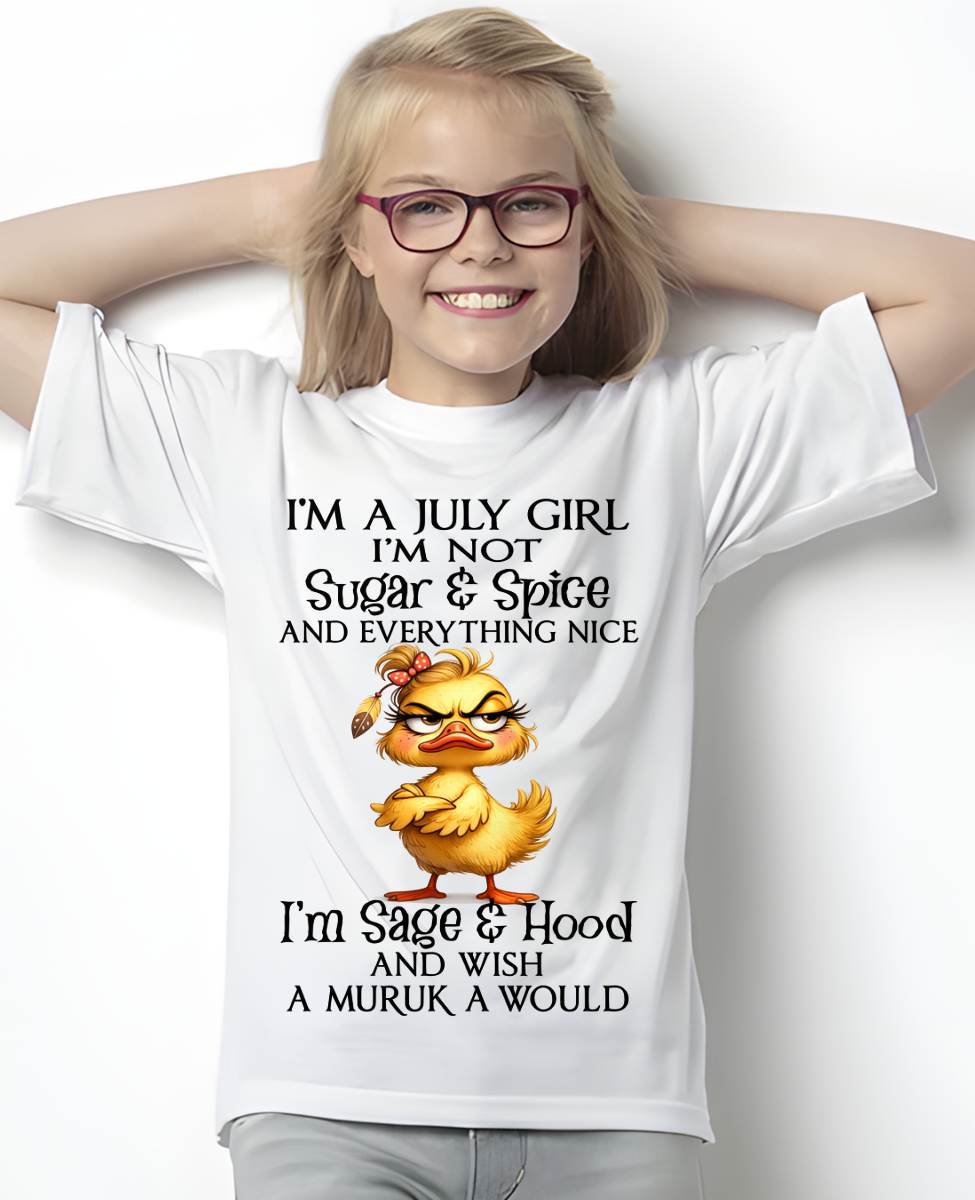 JULY DUCK SHIRT, I’M NOT SUGAR & SPICE - SNOW07 (SKU2603-59-07)
