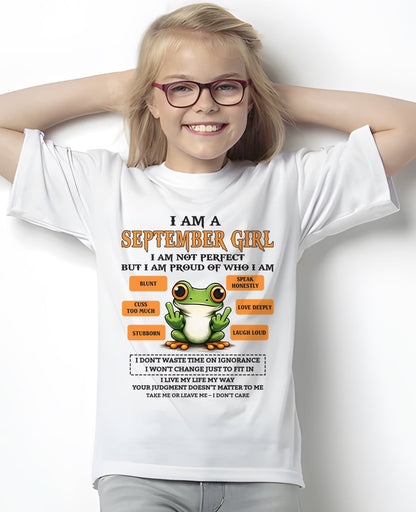 "I AM A SEPTEMBER GIRL" - Birthday Gift For September Girls - FMA SNOW09 (SKU2602-189-09)