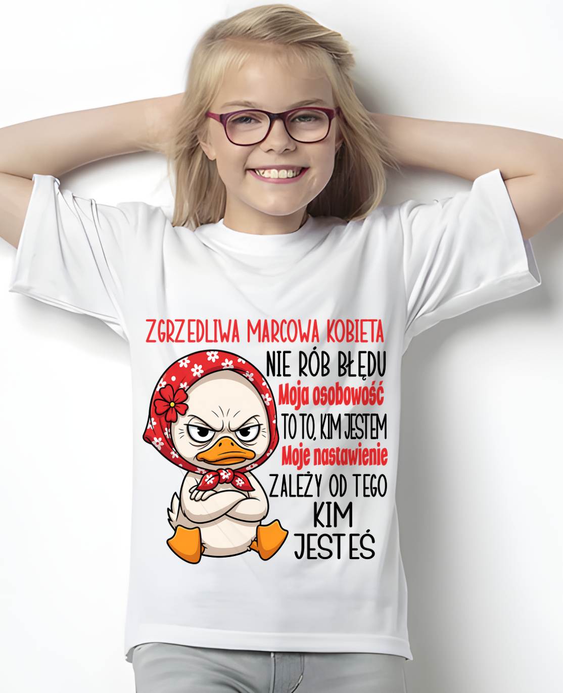 MARCOWA, Moje nastawienie ZALEŻY OD TEGO KIM JESTEŚ - SNOW PO03 (SKU2606-57-03)