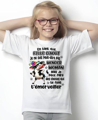 AOÛT SHIRT Je ne suis peut-être pas WONDER WOMAN - SNOW08 (SKU2605-39-08)