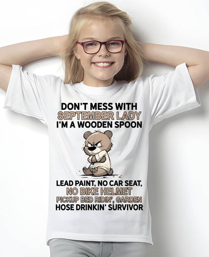 SEPTEMBER SHIRT, I'M A WOODEN SPOON, LEAD PAINT - SNOW09 (SKU2604-253-09)