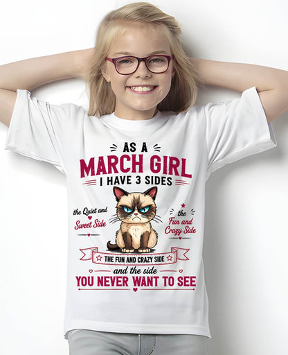 MARCH SHIRT, I HAVE 3 SIDES - SNOW03 (SKU2605-101-03)