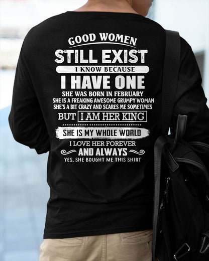 FEBRUARY - GOOD WOMEN STILL EXIST - PERFECT GIFT FROM WIFE, GIRLFRIEND - SNOW02 (SKU12-306-02)