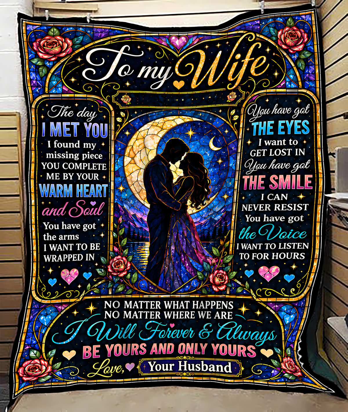 BLANKET FOR WIFE – COMFORT & WARMTH GIFT FROM HUSBAND- SNOW00 (SKU2609-189)
