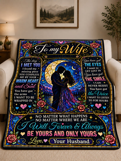 BLANKET FOR WIFE – COMFORT & WARMTH GIFT FROM HUSBAND- SNOW00 (SKU2609-189)