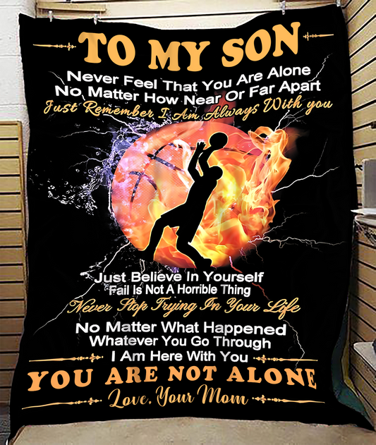 Special Gift For Your Son Blanket - From Mom (SKU2604-225)