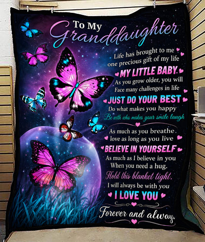 Special Gift For Your Daughter Blanket - From Mom (SKU2608-218)