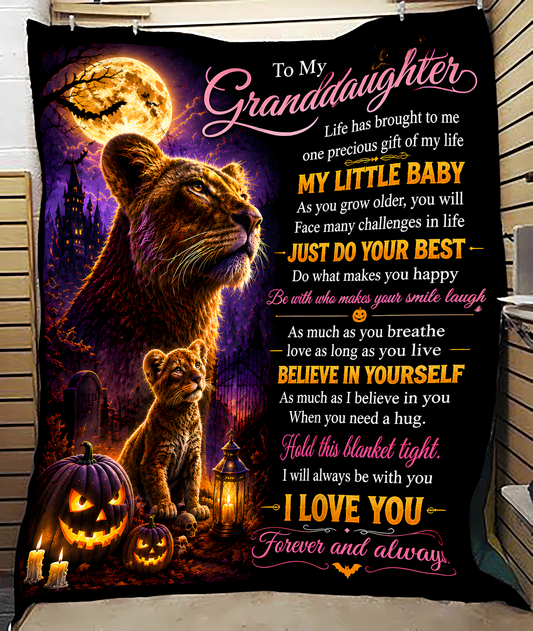Special Gift For Your Granddaughter Blanket - From Grandma (SKU2608-476)