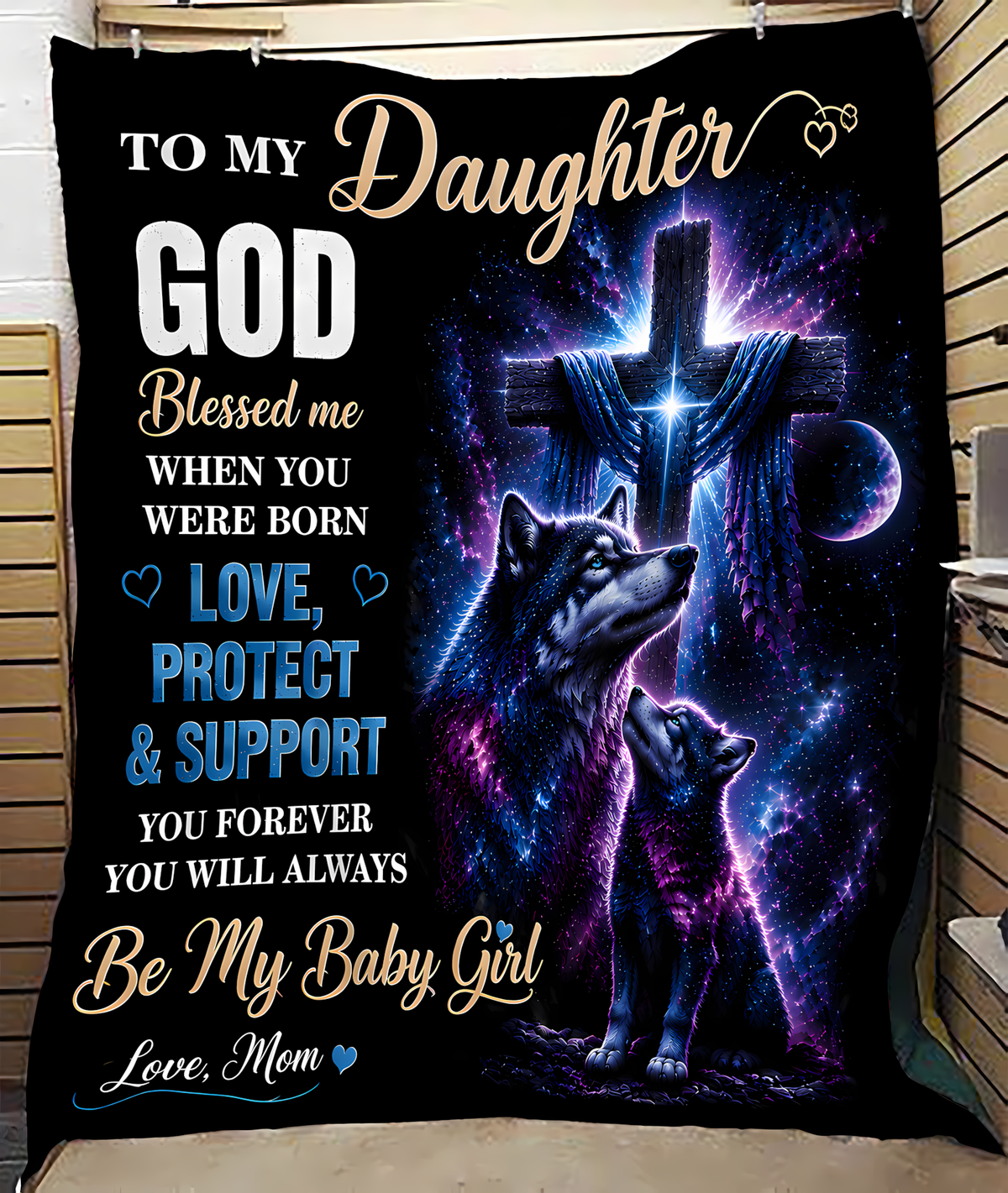 Special Gift For Your Daughter Blanket - From Mom (SKU2608-370)