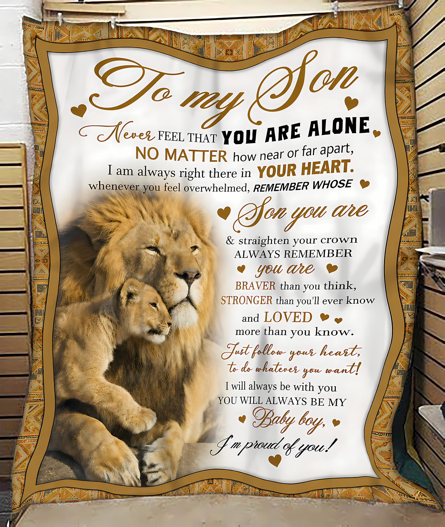 Special Gift For Your Son Blanket - From Dad (SKU2606-171)