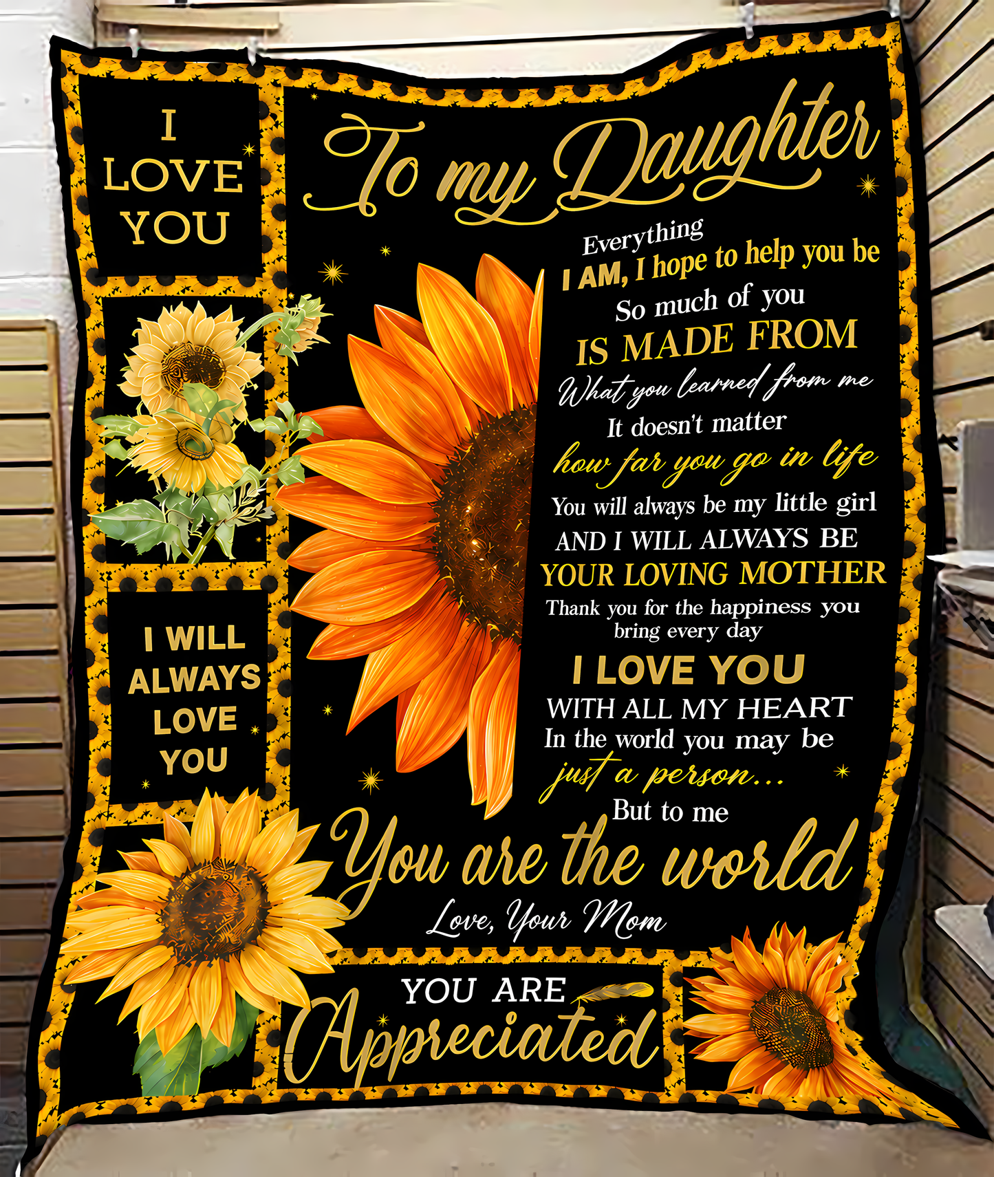 Special Gift For Your Daughter Blanket - From Mom (SKU2606-266)