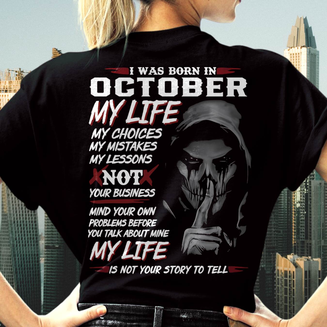 I WAS BORN IN OCTOBER - FMA (SKU08-36-10)