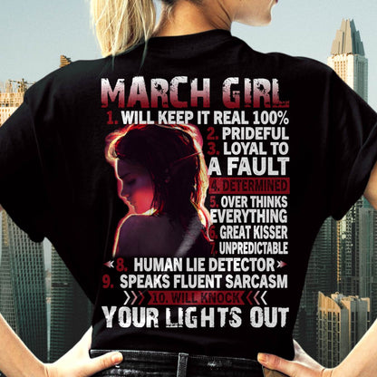 MARCH, MARCH GIRL WILL KNOCK YOUR LIGHTS OUT – SNOW FEMALE03 (SKU2602-52-03)
