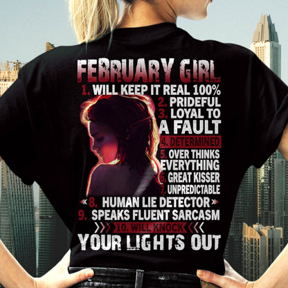 FEBRUARY, FEBRUARY GIRL WILL KNOCK YOUR LIGHTS OUT – SNOW FEMALE02 (SKU2602-52-02)