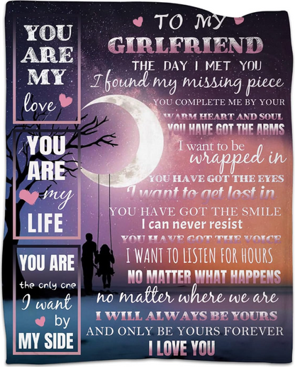 Special Gift For Your Girlfriend Blanket - From Boyfriend FULL