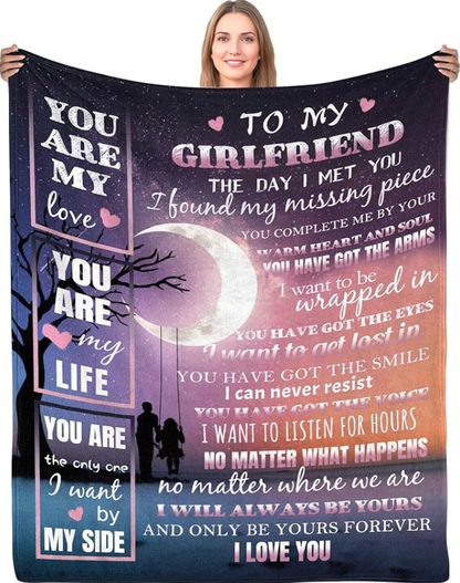 Special Gift For Your Girlfriend Blanket - From Boyfriend FULL