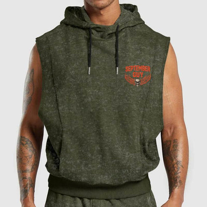 Fully Printed Hooded Vest A09-805 SEPTEMBER, I'LL JUST SHOOT YOU AND BE DONE WITH IT - SNOW MALE09 (SKU2607-94-09)