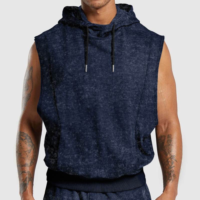 Fully Printed Hooded Vest A09-805 JANUARY, I'LL JUST SHOOT YOU AND BE DONE WITH IT - SNOW MALE01 (SKU2607-94-01)