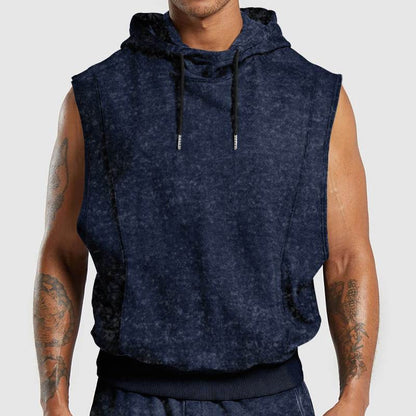 Fully Printed Hooded Vest A09-805 FEBRUARY, I'LL JUST SHOOT YOU AND BE DONE WITH IT - SNOW MALE02 (SKU2607-94-02)