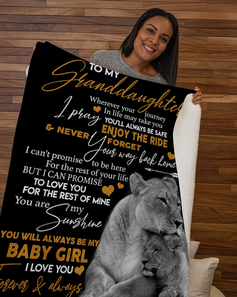 Special Gift For Your Granddaughter Blanket - From Grandma
