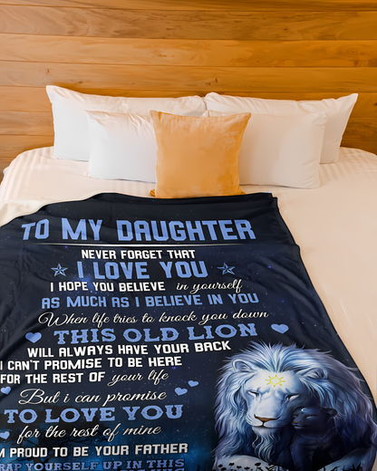 Special Gift For Your Daughter Blanket - From Dad (SKUB06-67)