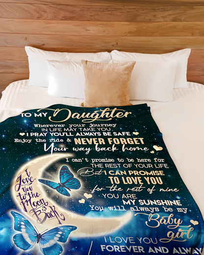 Special Gift For Your Daughter Blanket - From Mom (SKUB06-81)