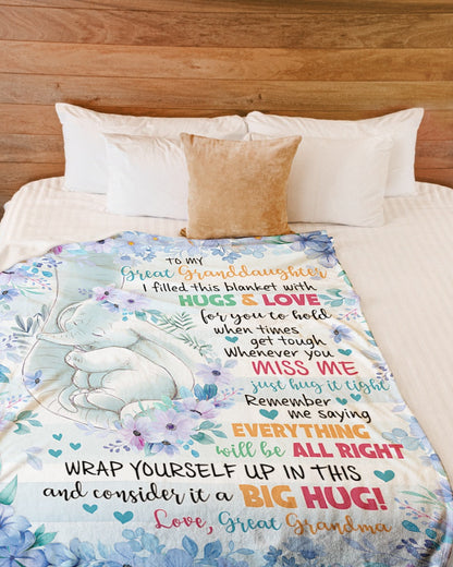 Special Gift For Your Granddaughter Blanket - From Grandma (SKUB06-70)