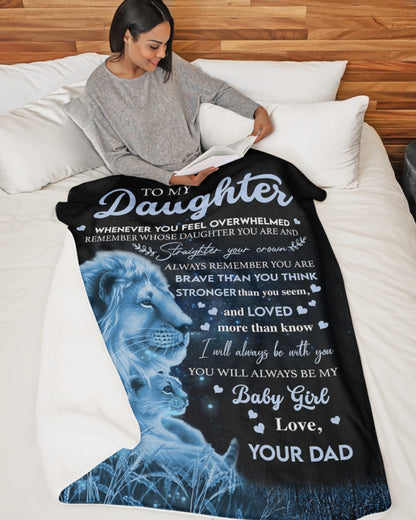 Special blanket for Daughter - From Dad blanket