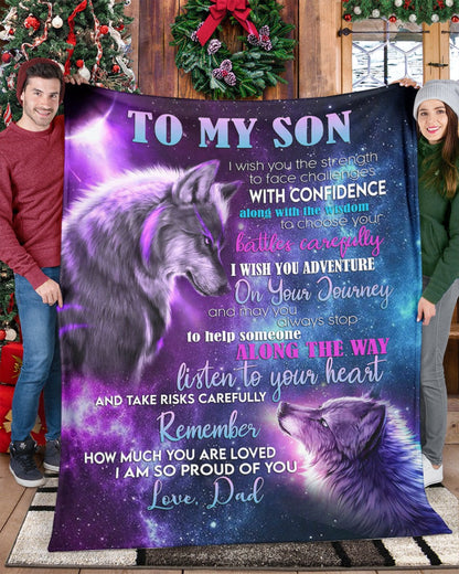 Special blanket for Son - From Dad blanket (SKUB07-19)