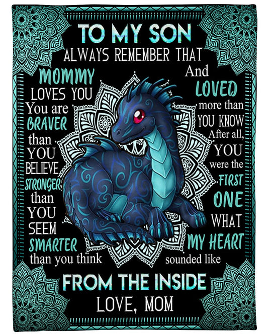Special Gift For Your Son Blanket - From Mom