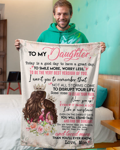 Special blanket for Daughter - From Mom blanket (SKUB06-120)