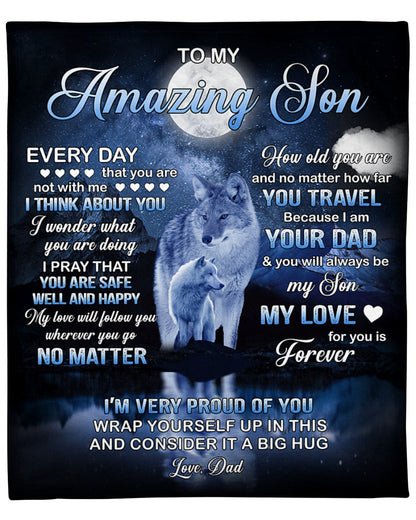 Special blanket for Son - From Dad blanket