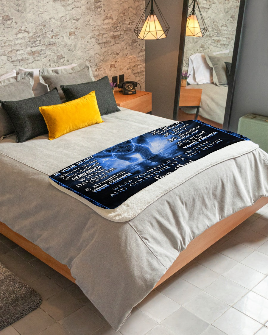 Special Gift For Your Daughter Blanket - From Dad (SKUB06-107)