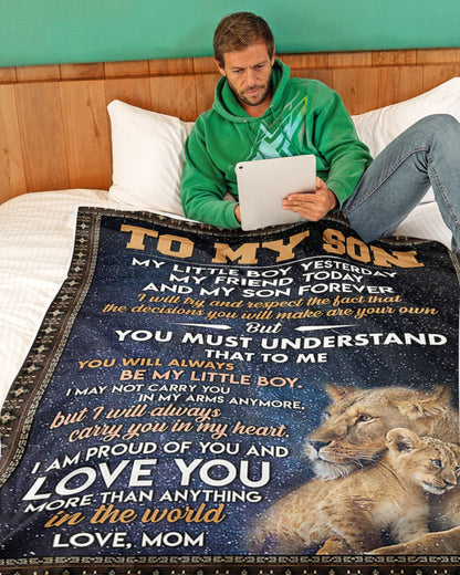 Special blanket for Son - From Mom blanket