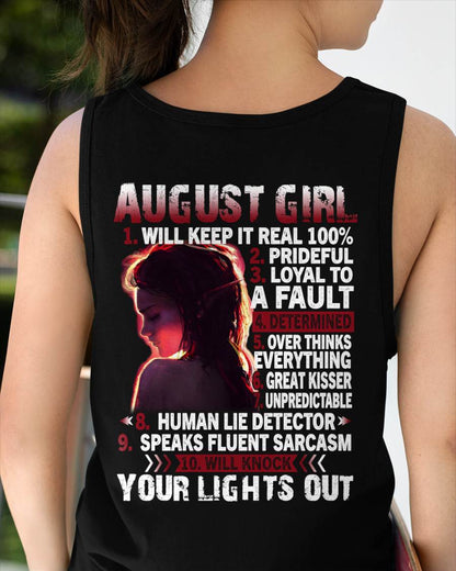 AUGUST, AUGUST GIRL WILL KNOCK YOUR LIGHTS OUT – SNOW FEMALE08 (SKU2602-52-08)