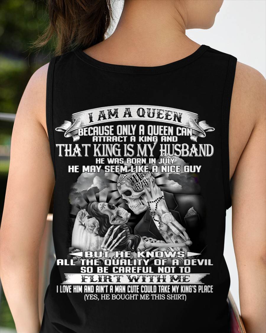 JULY, ONLY A QUEEN CAN ATTRACT A KING – SNOW MALE07 (SKU26T-01194-07)